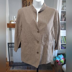 Eileen Fisher 3 button jacket